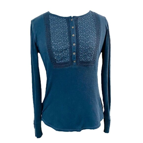 Lucky Brand | Embroidered Henley - Picture 1 of 13